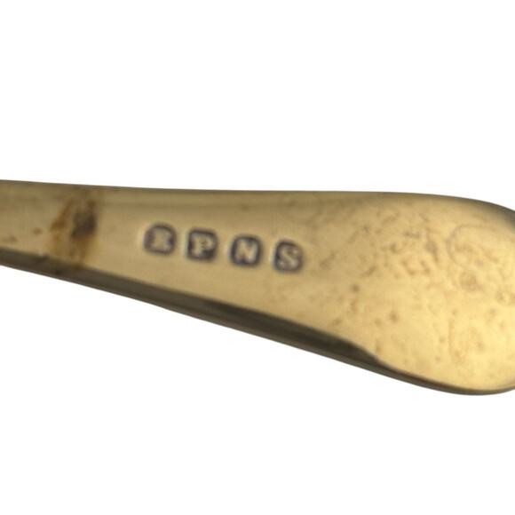 Davis & Sons Glagow Scotland Silverplate Jam Jelly Honey Glass Jar Antique - Picture 4 of 10